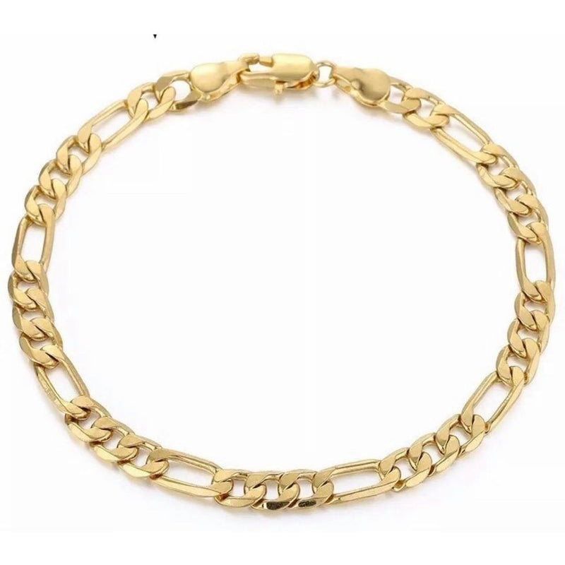 Pulseira Masculina 5mm Banhada Ouro 18k