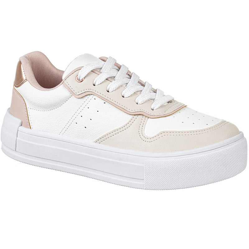 Tênis Casual Branco Feminino Retrocore