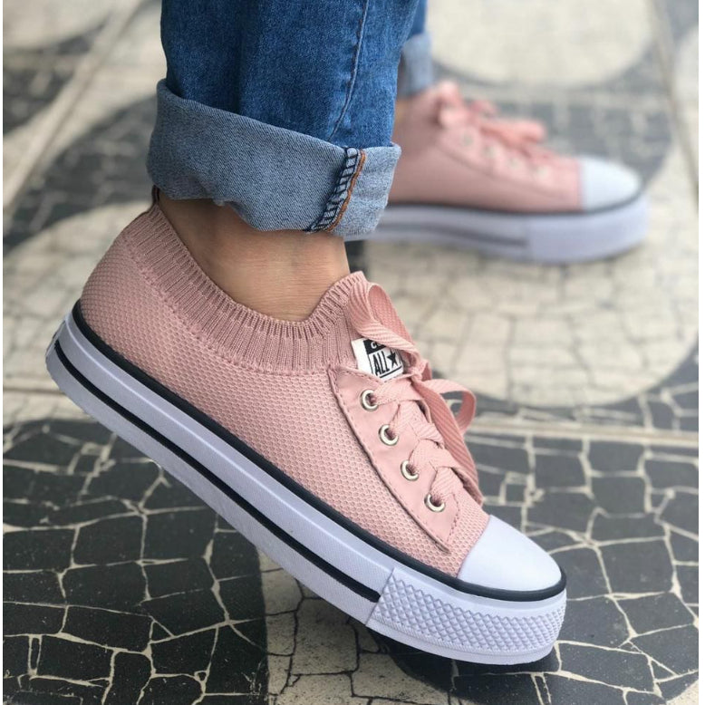 Tênis Feminino e Masculino Meia All Star-Várias Cores