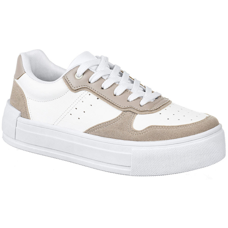 Tênis Casual Branco Feminino Retrocore