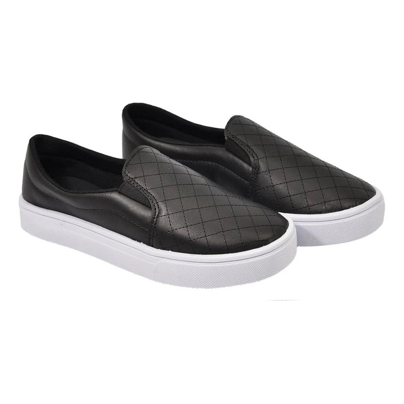 Kit 2 Pares Tenis Feminino Casual Slip On Moleca